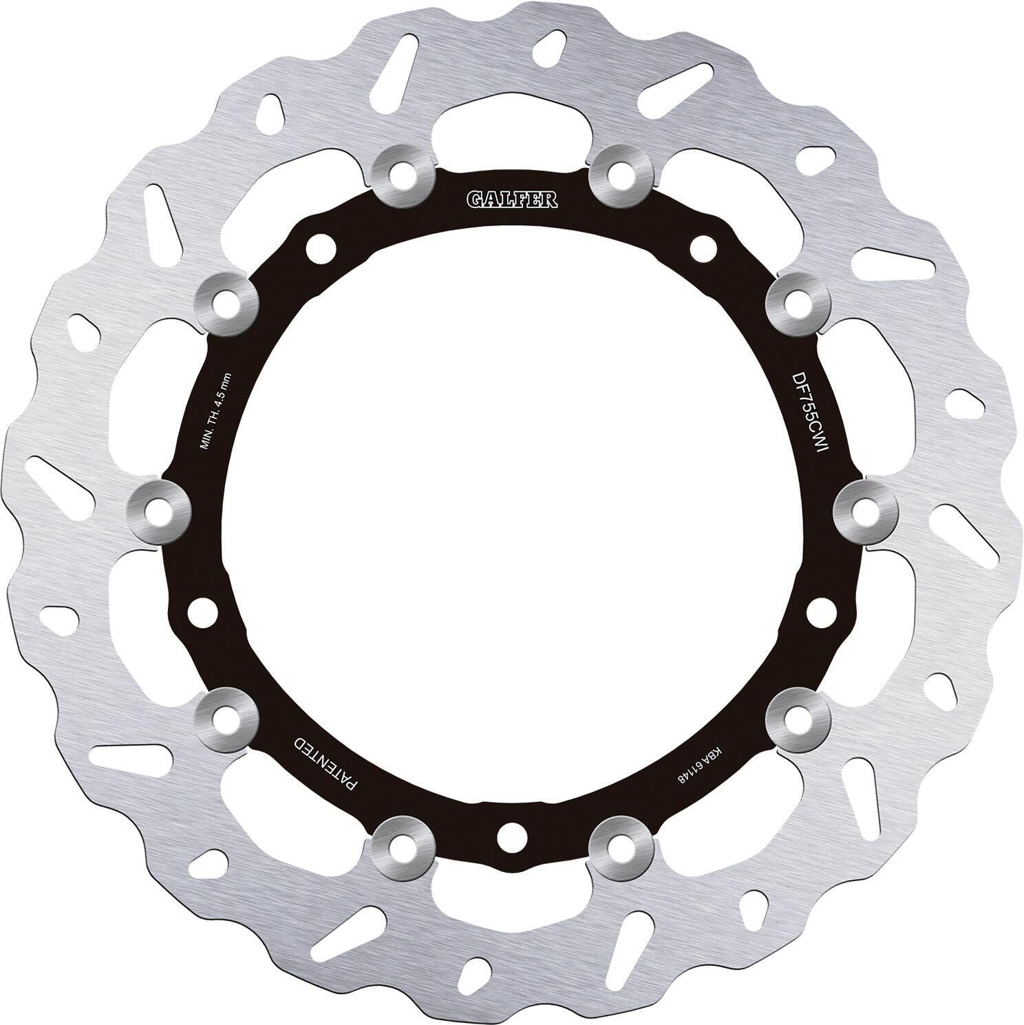 Tarcza hamulcowa GALFER Wave DF755 pływająca lewa 320 mm