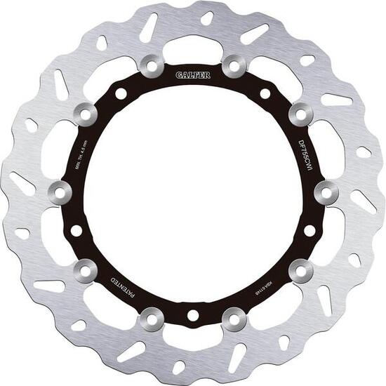 GALFER Wave-Bremsscheibe DF 755 - schwimmend, links.