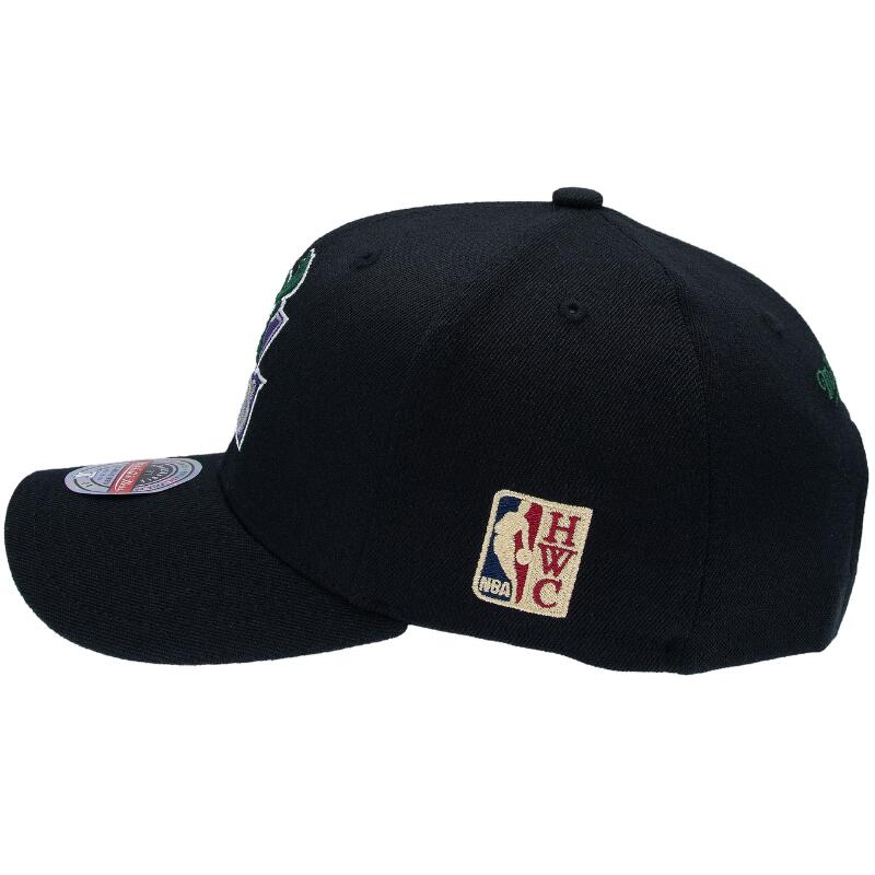 Mitchell & Ness Logo SP Classic Red NBA Team Milwaukee Bucks 4/5