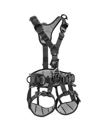 Petzl ASTRO Gurtzeug Gr.2 schwarz, CROLL L, 3D-Polster, FAST DOUBLEBACK
