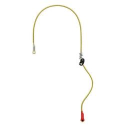 Longe maintien PETZL Zillon 2,5 m jaune réglage 1 main gaine renforcée CE EN358
