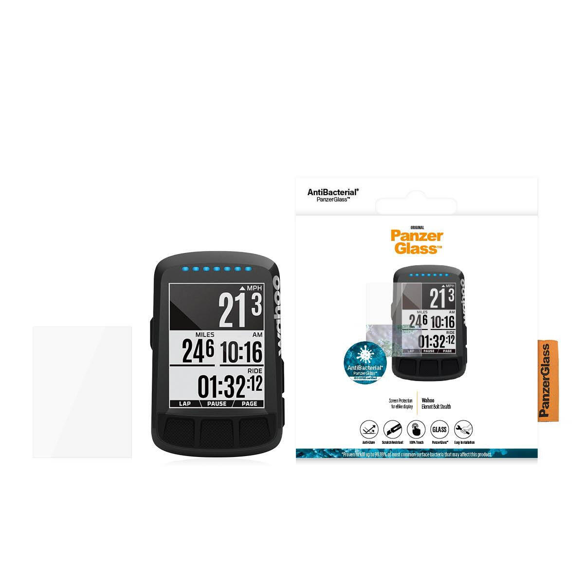PanzerGlass Vetro Protettivo per Wahoo ELEMNT Bolt - Antiriflesso. 3/5