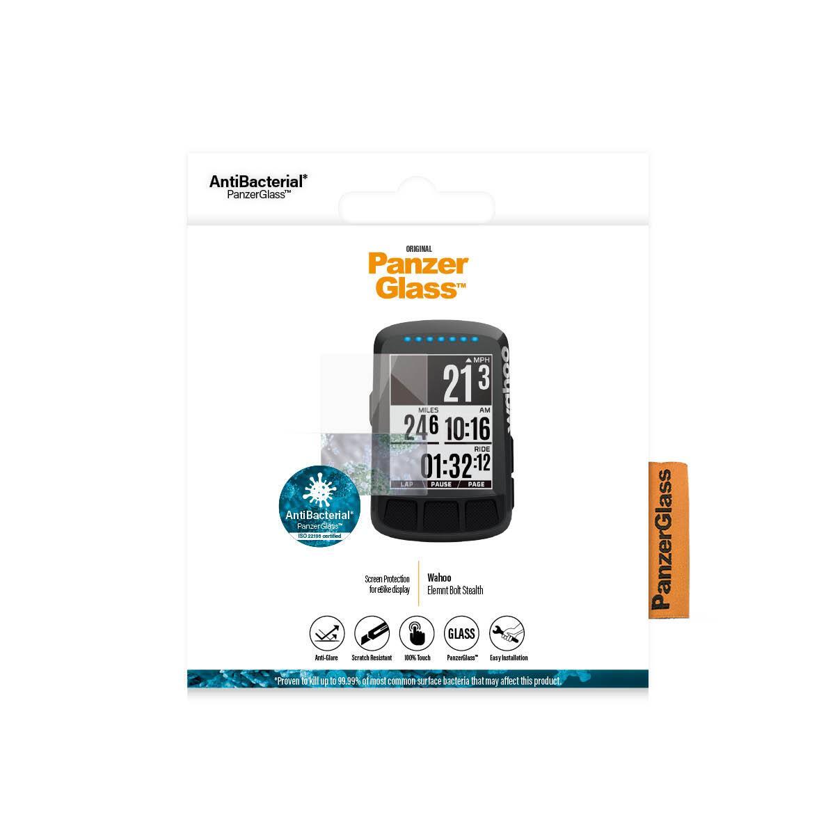 PanzerGlass Vetro Protettivo per Wahoo ELEMNT Bolt - Antiriflesso. 2/5