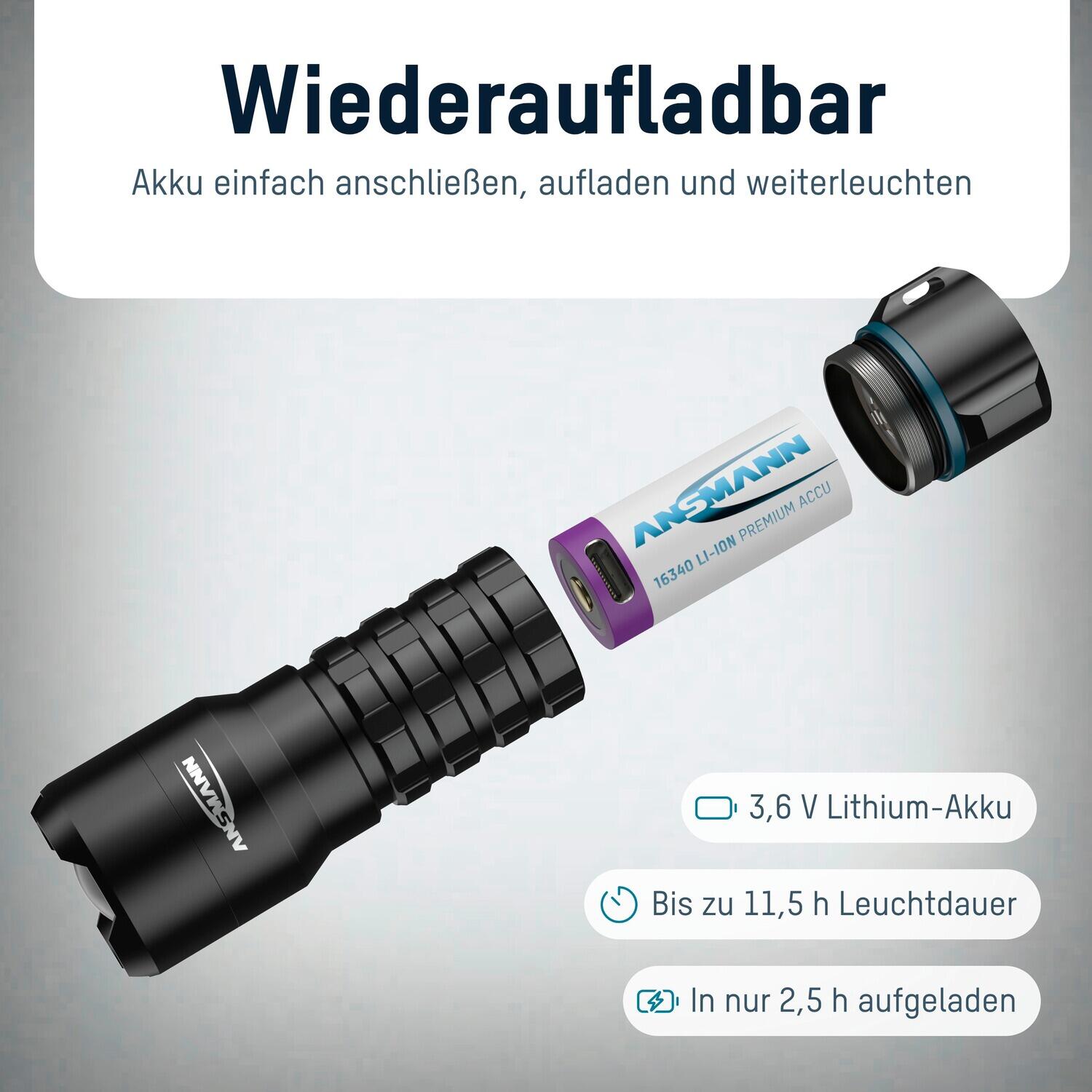 Taschenlampe Survival TS450RF 7/7