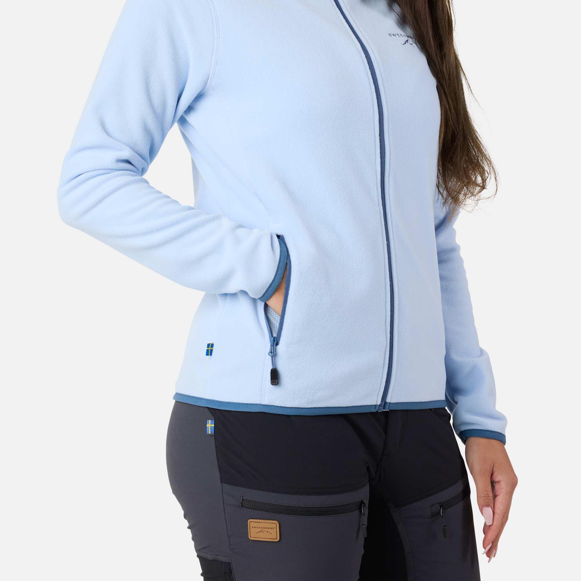 Fleece Longsleeve Full-Zip Wandelen Vrouw Stryn 4-Weg Stretch 6/6