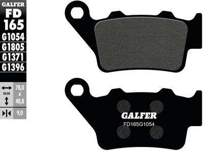 Galfer remblokken fd165 brake pad fd165 g1054 organic