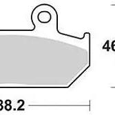 TRW MCB 751 SRM Sintered Metal Brake Pads — Metallic Brake Pad.