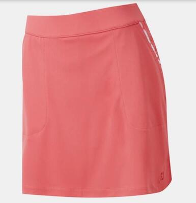 Gonna da golf da donna Footjoy Interlock Skort Corallo