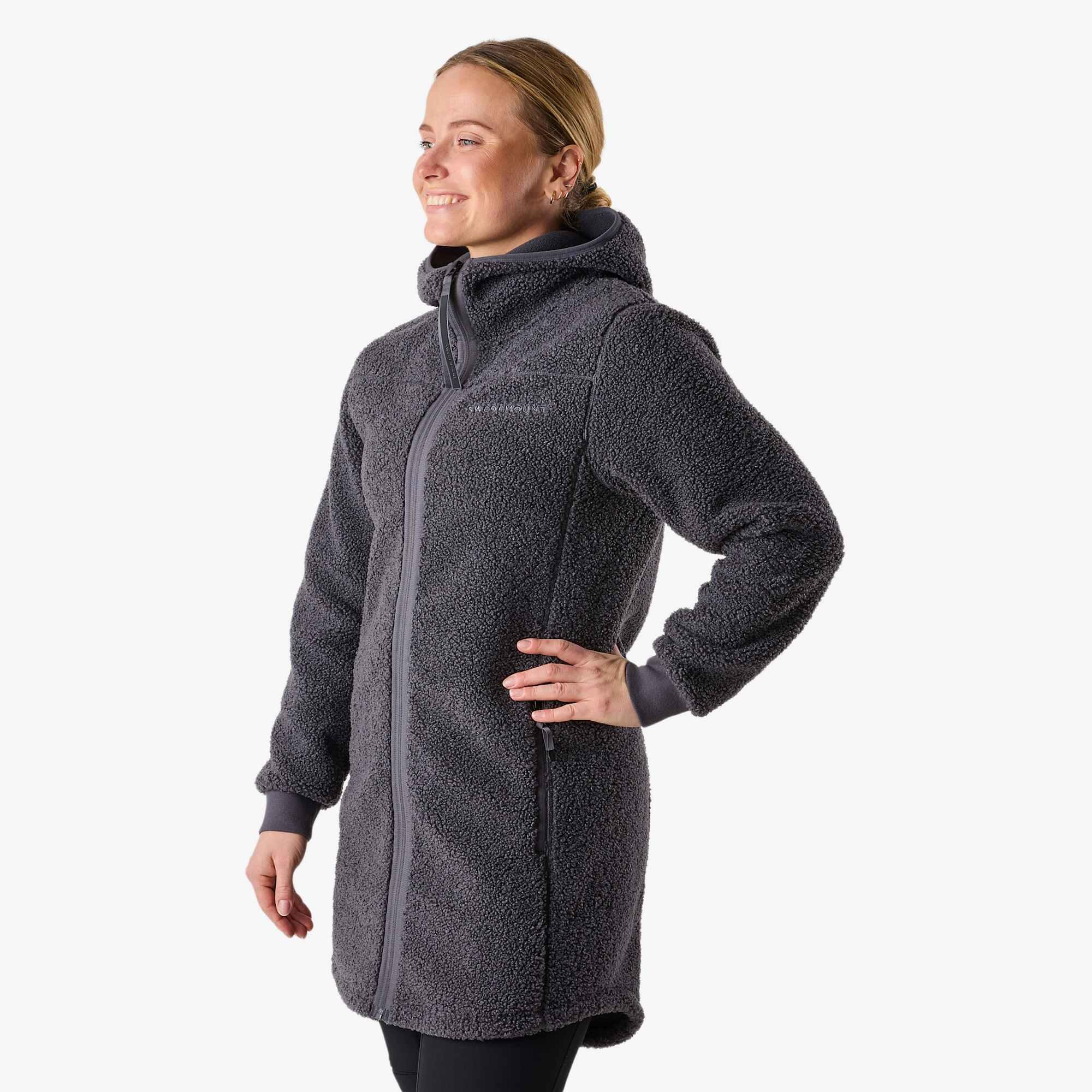 Veste polaire randonnée femme manches longues zippée Lofoten Pile Coat 4/5