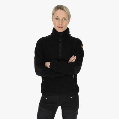 Dames hiking fleece lange mouw ½ rits nordkap pile halfneck