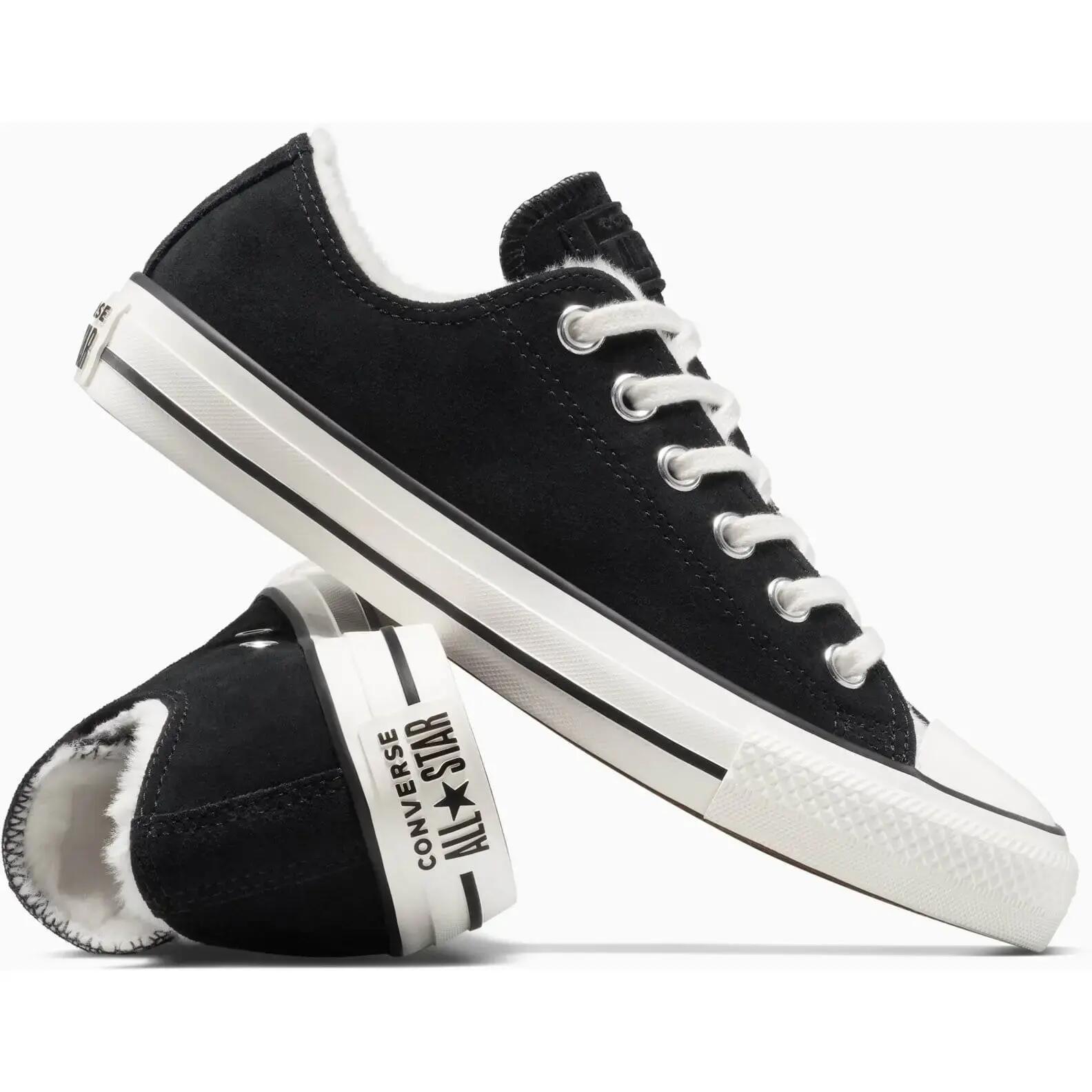 Sneakers Converse Chuck Taylor All Star Winter Luxe, Zwart, Uniseks 5/5