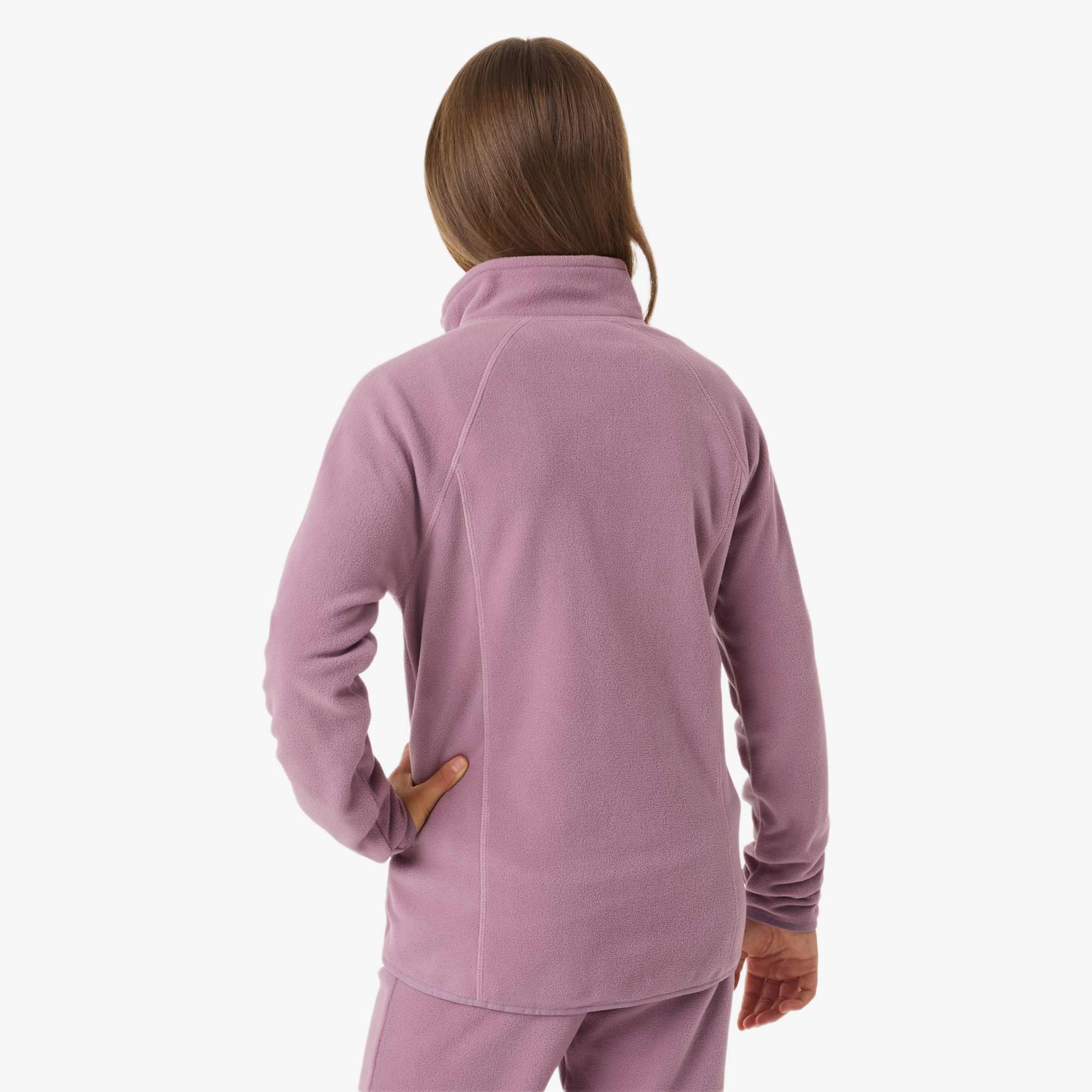 Bluza Polarowa Rozpinana Wędrówki Dziecko Geilo Oddychający 2/6