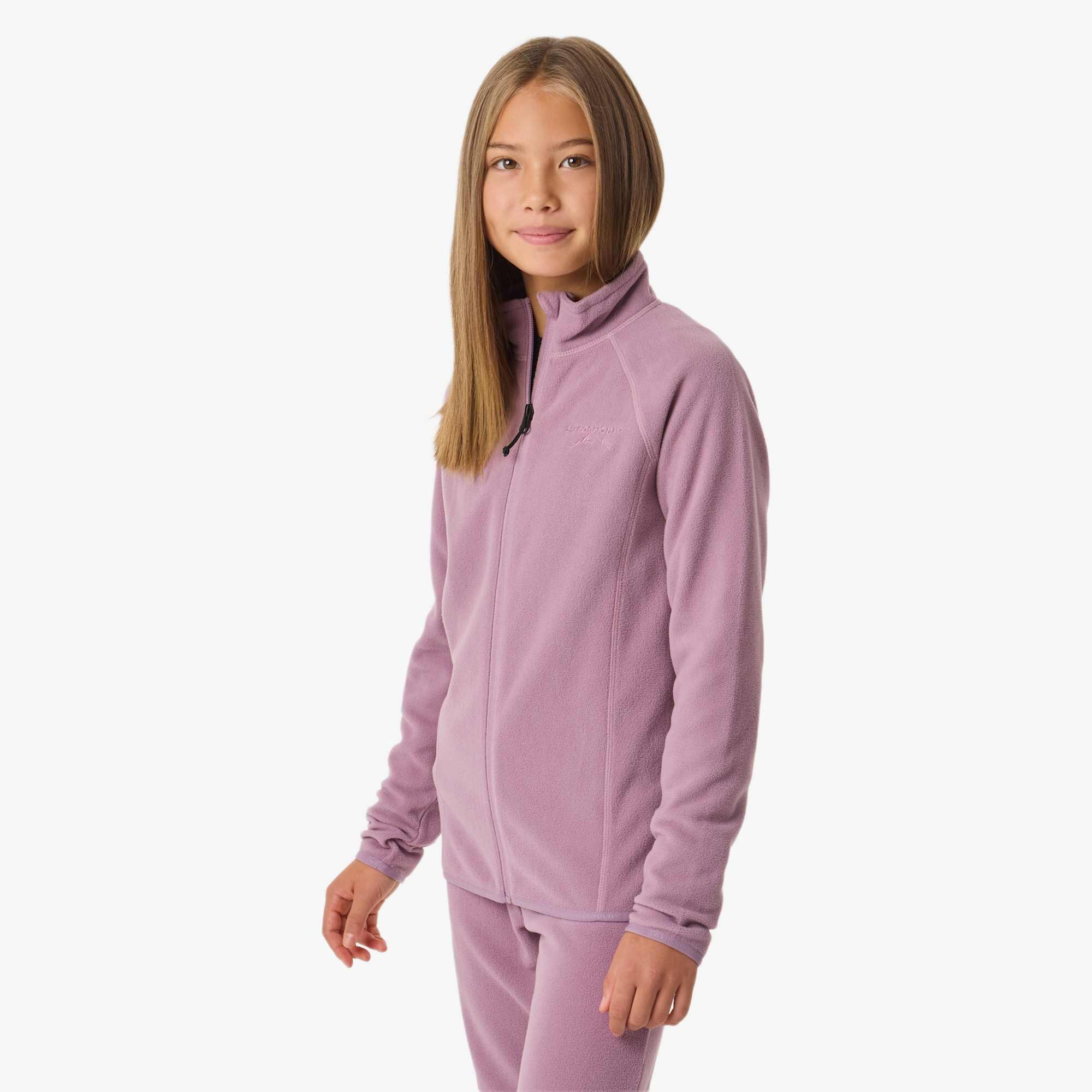 Bluza Polarowa Rozpinana Wędrówki Dziecko Geilo Oddychający 4/6