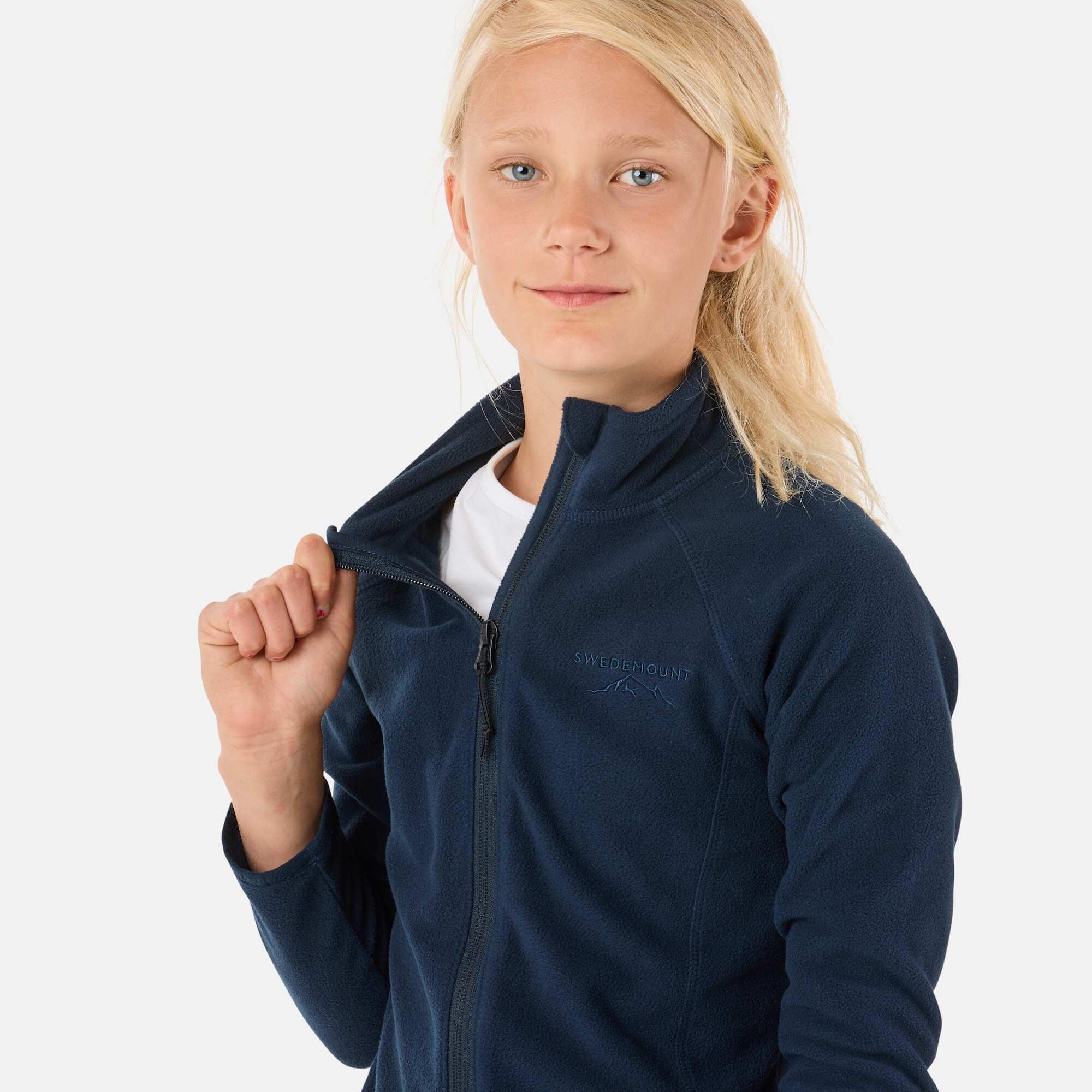 Bluza Polarowa Rozpinana Wędrówki Dziecko Geilo Oddychający 5/7
