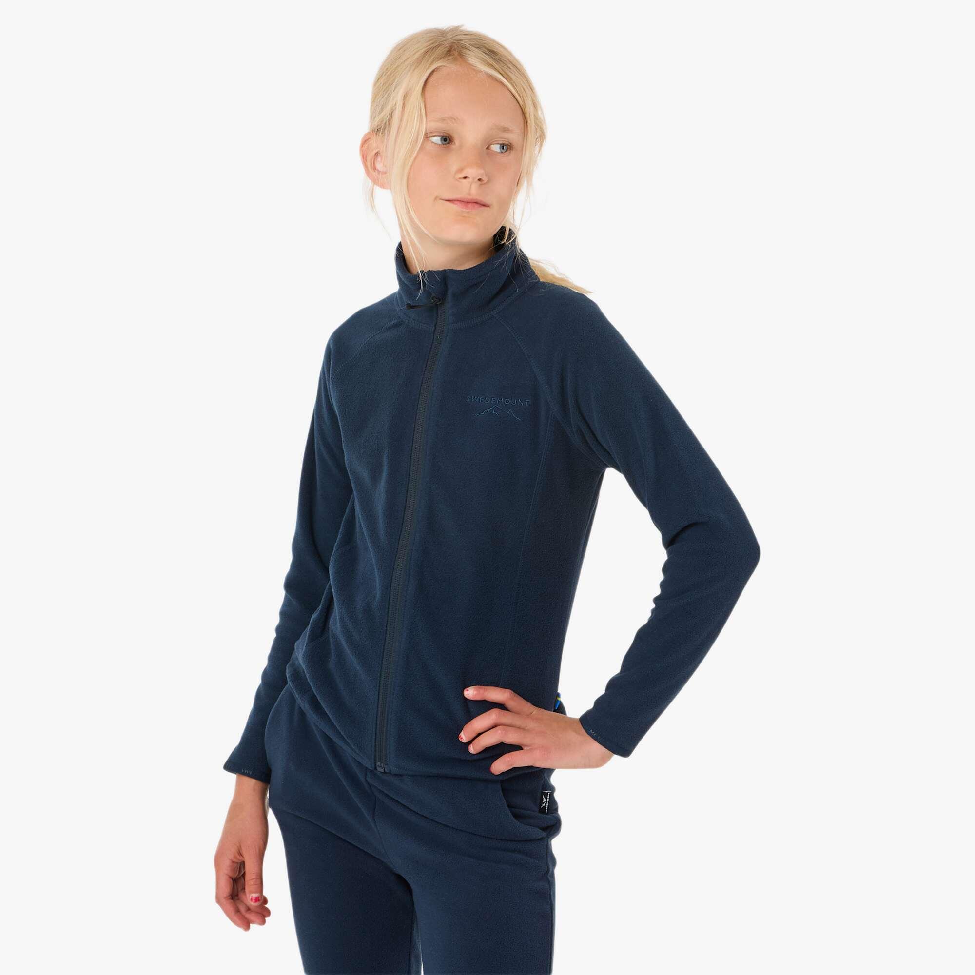 Bluza Polarowa Rozpinana Wędrówki Dziecko Geilo Oddychający 4/7