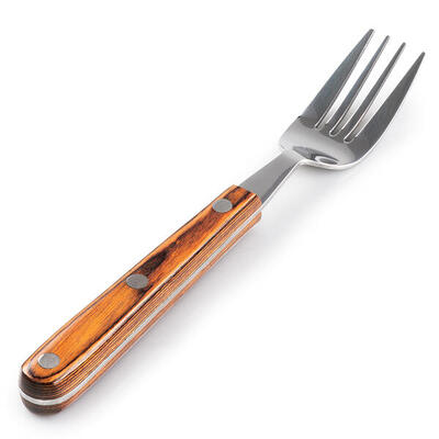 Forchetta GSI Rakau acciaio inox manico legno laminato riciclato 189 cm