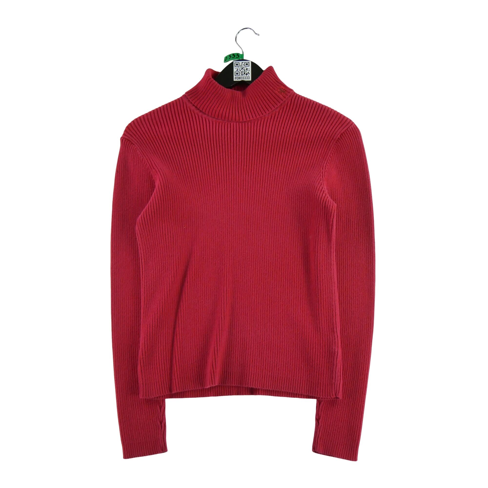 Ralph Lauren - Reconditionné - Pull Femme Col Roulé Rouge - Très Bon État - Sweat-shirt - Rouge - Decathlon