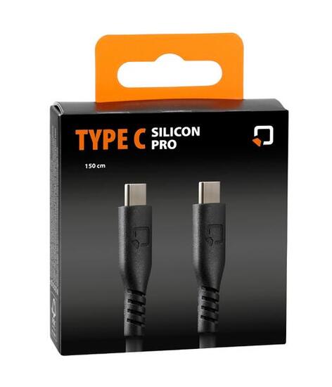 Cavo silicone Optiline USB-C a USB-C - 150 cm.