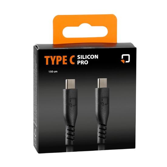 Kabel silikonowy Optiline USB-C do USB-C 150 cm
