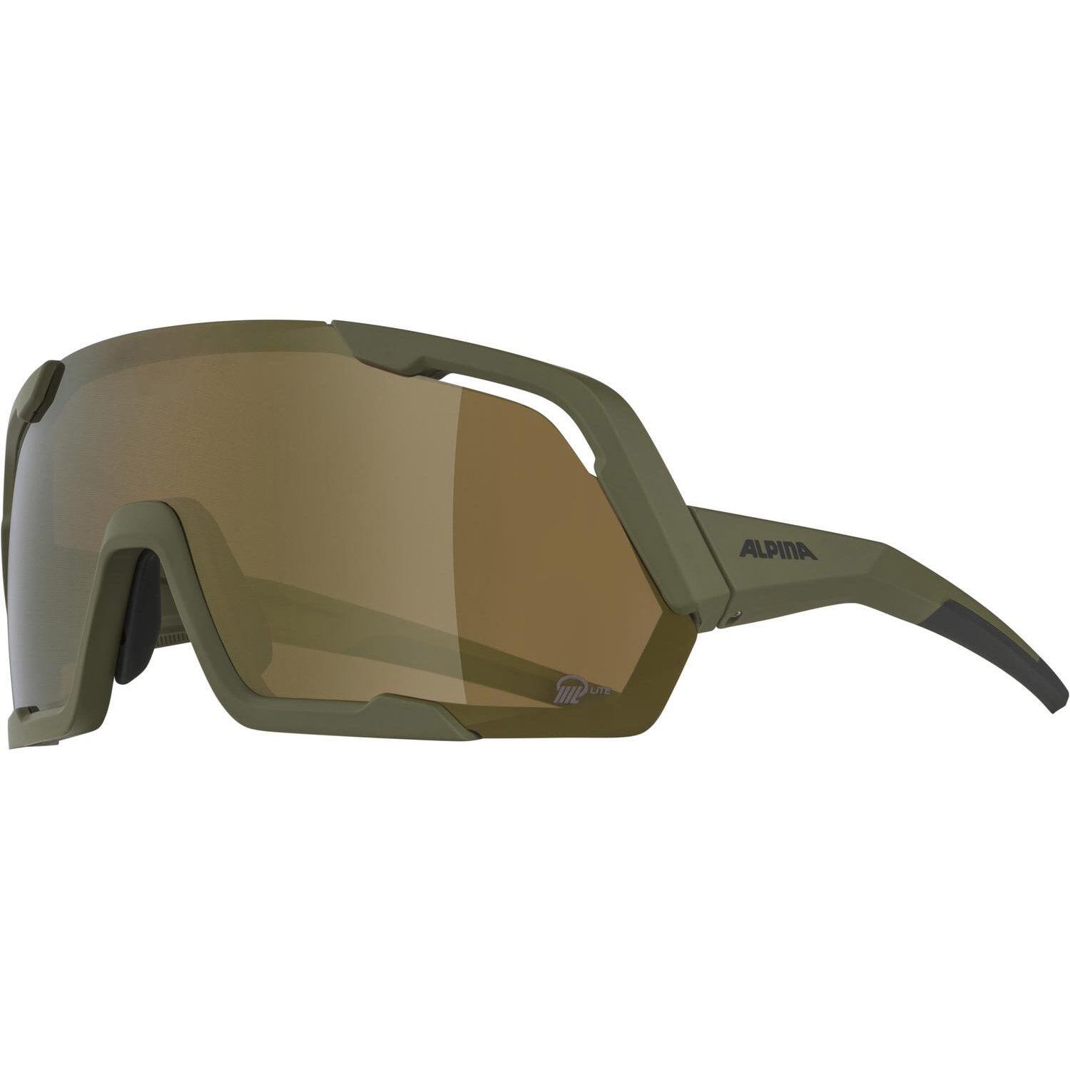 Alpina Rocket Q-Lite okulary sportowe oliwkowe