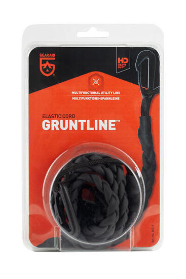 Corde élastique Gear Aid GRUNTLINE 50–220 cm légère avec mousquetons 9 kg
