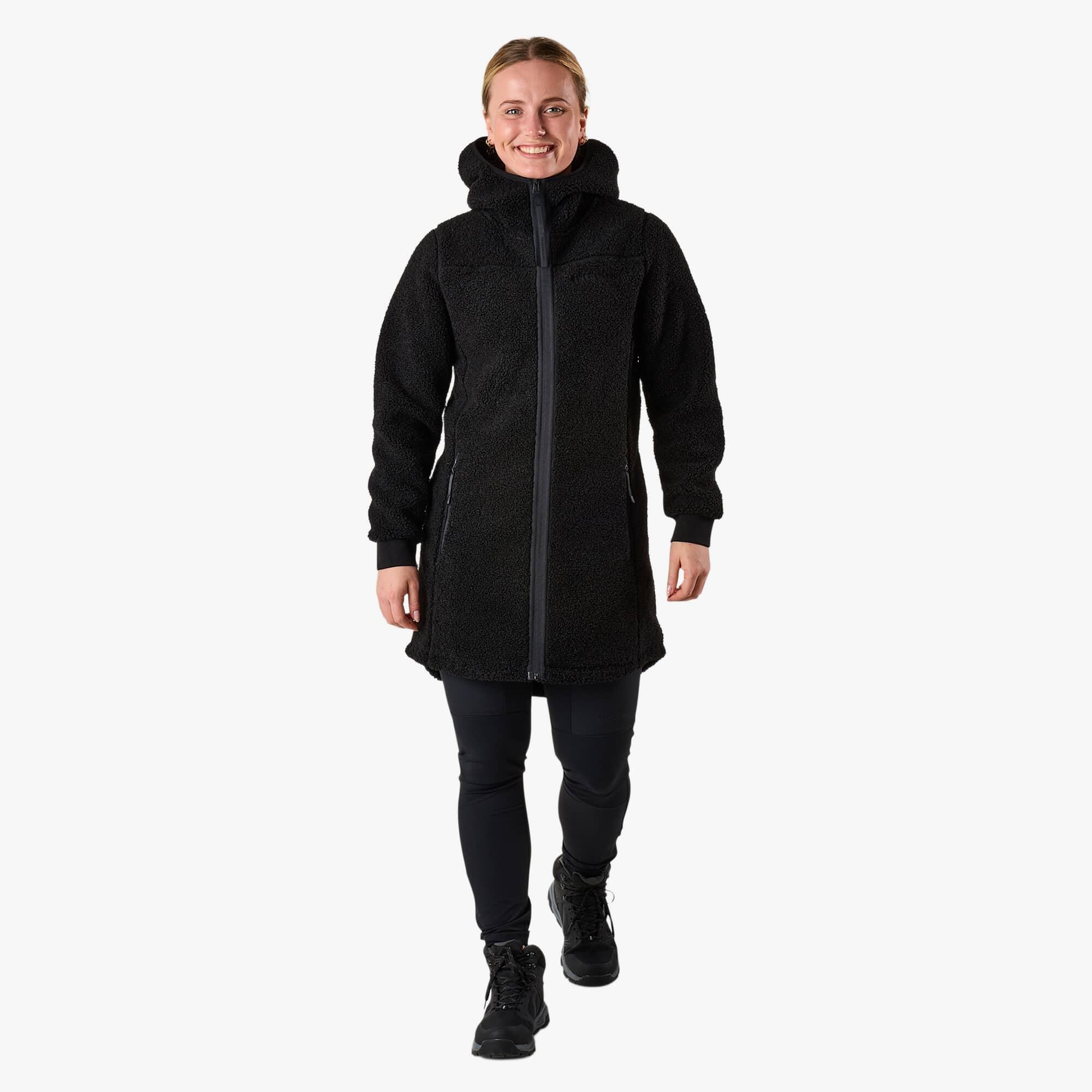 Veste polaire randonnée femme manches longues zippée Lofoten Pile Coat 3/5