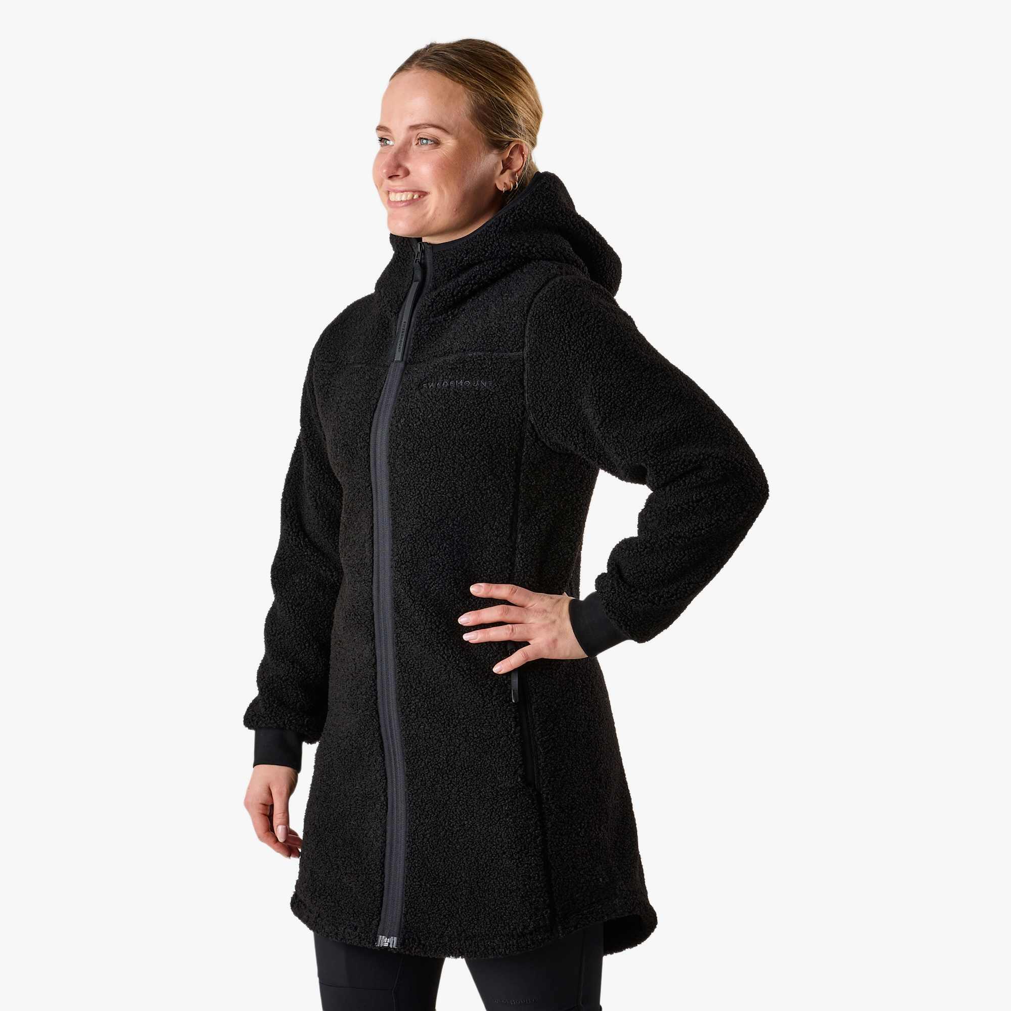 Veste polaire randonnée femme manches longues zippée Lofoten Pile Coat 4/5