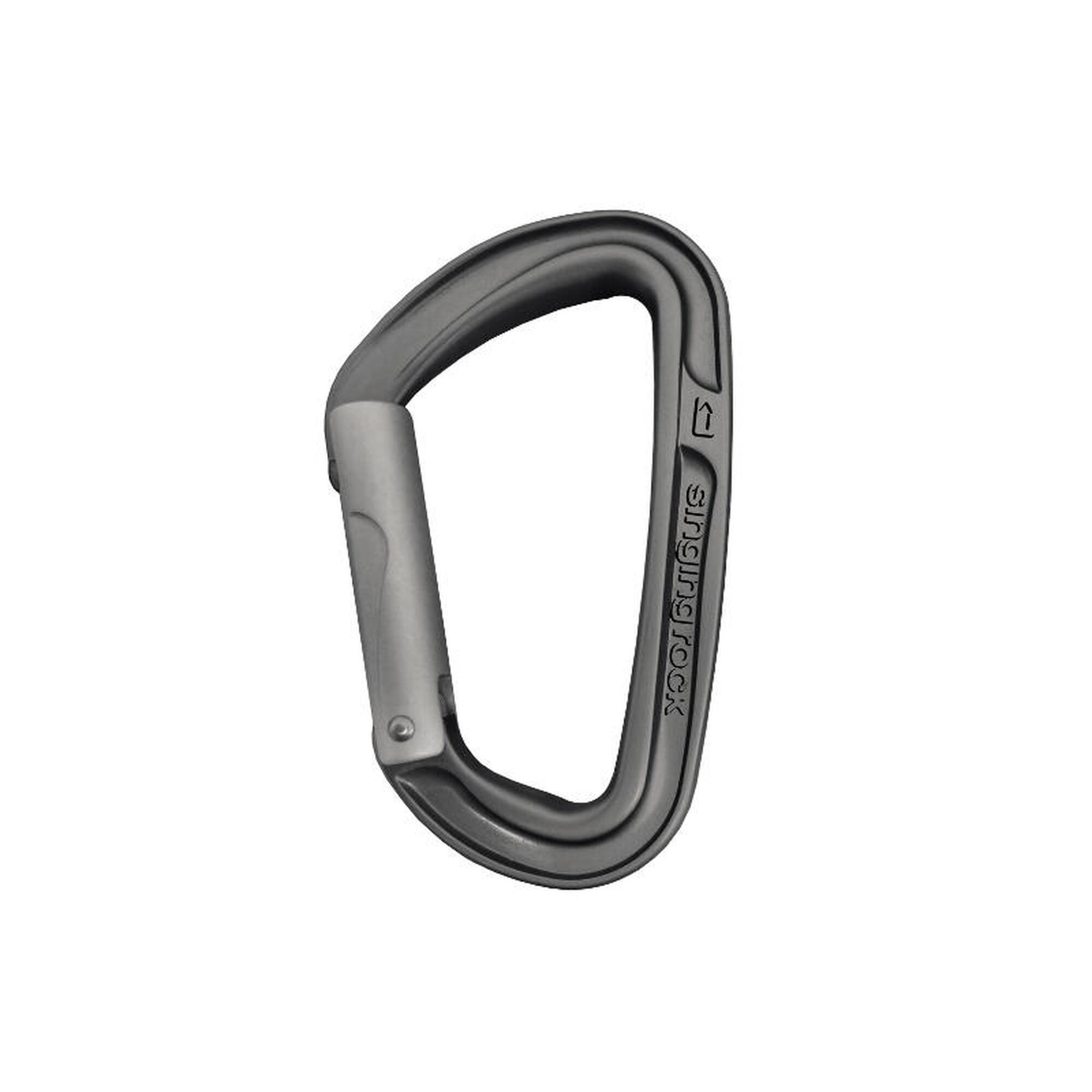 Singing Rock - Mousqueton Singing Rock Colt Straight Duralumin 42 G Verrou Droit Keylock - Mousqueton - Gris - No Size - Decathlon