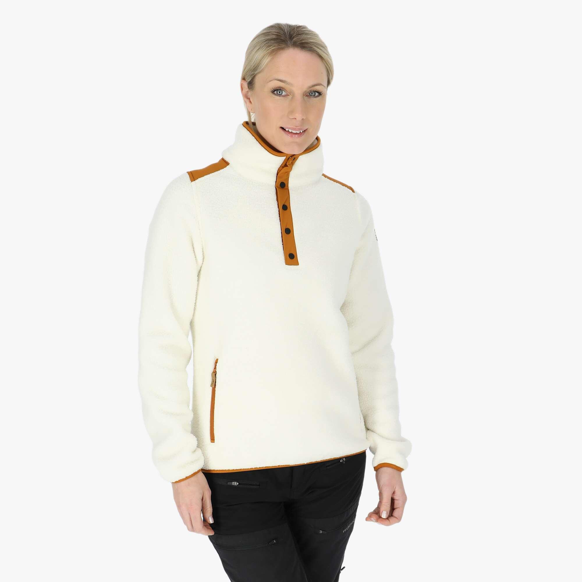 Fleece Longsleeve ½ Rits Wandelen Vrouw Nordkap Normaal 3/9