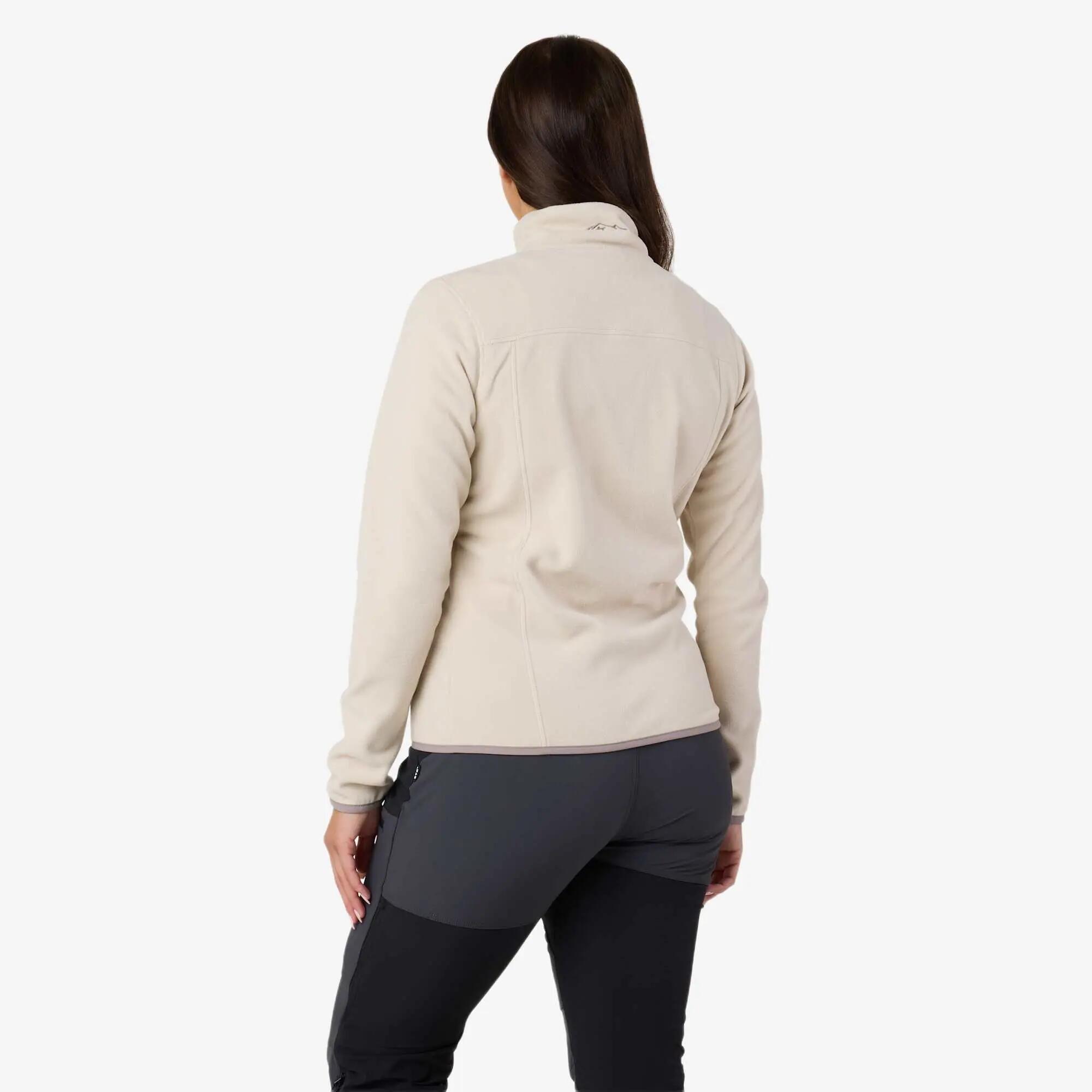 Fleece Longsleeve Full-Zip Wandelen Vrouw Stryn 4-Weg Stretch 2/6