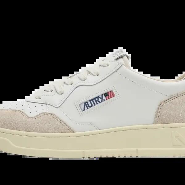 Autry Medalist Low - White Blue