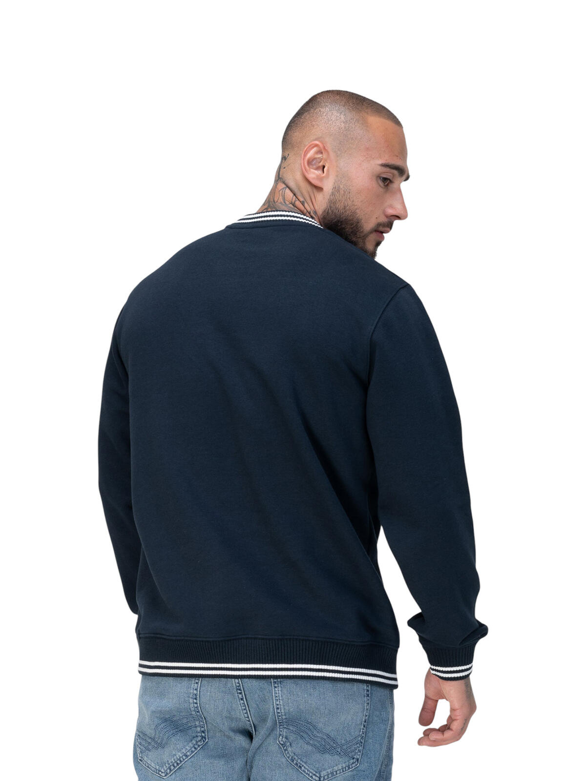 Lonsdale Herren Sweatshirt Clifton dunkelblau 5/6