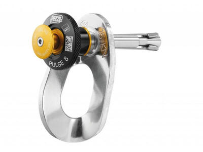 Petzl Pulse Befestigung 8mm Aluminiumplatte Stift Stahl Verriegelung (EN795)