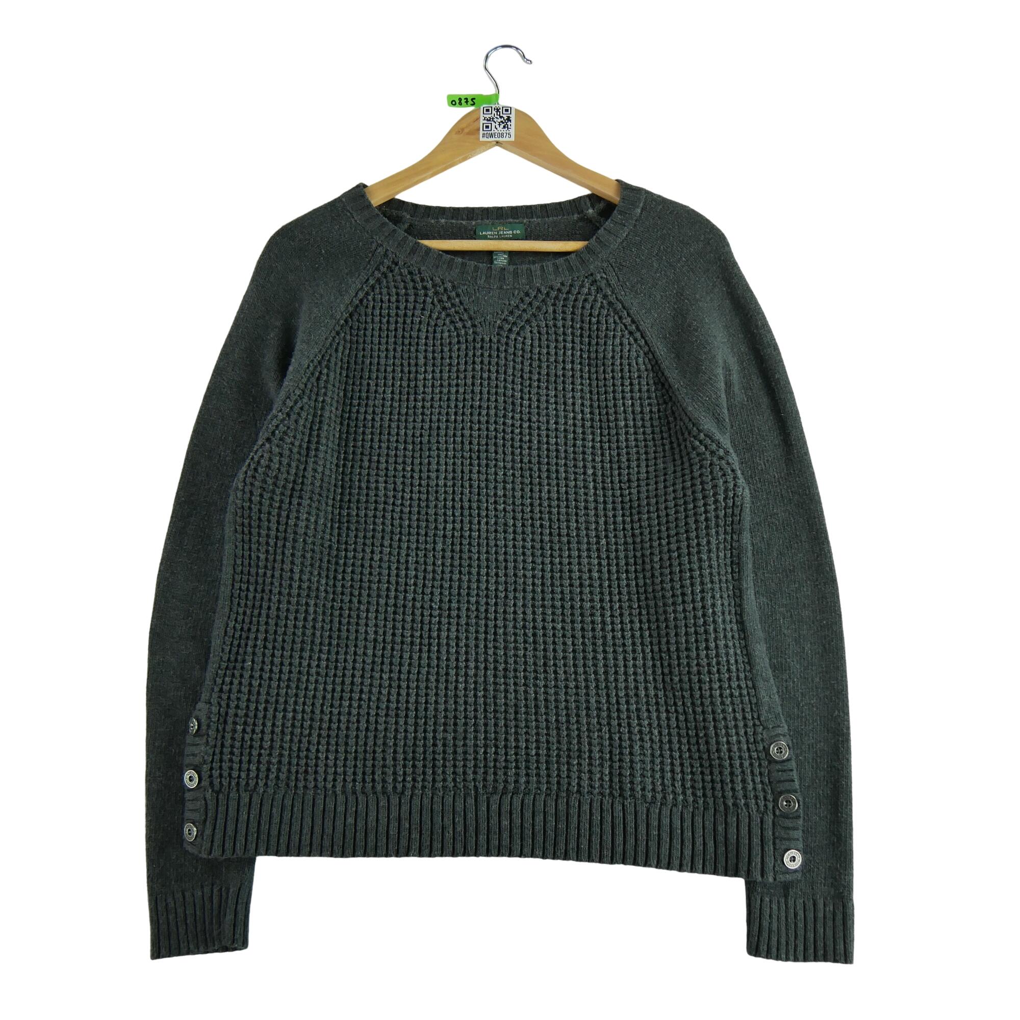 RALPH LAUREN Reconditionné - Pull Femme Gris - Très Bon État