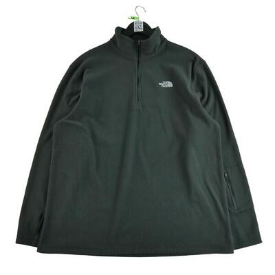 Tweedehands - heren tnf zwarte fleece pullover - zeer goede staat