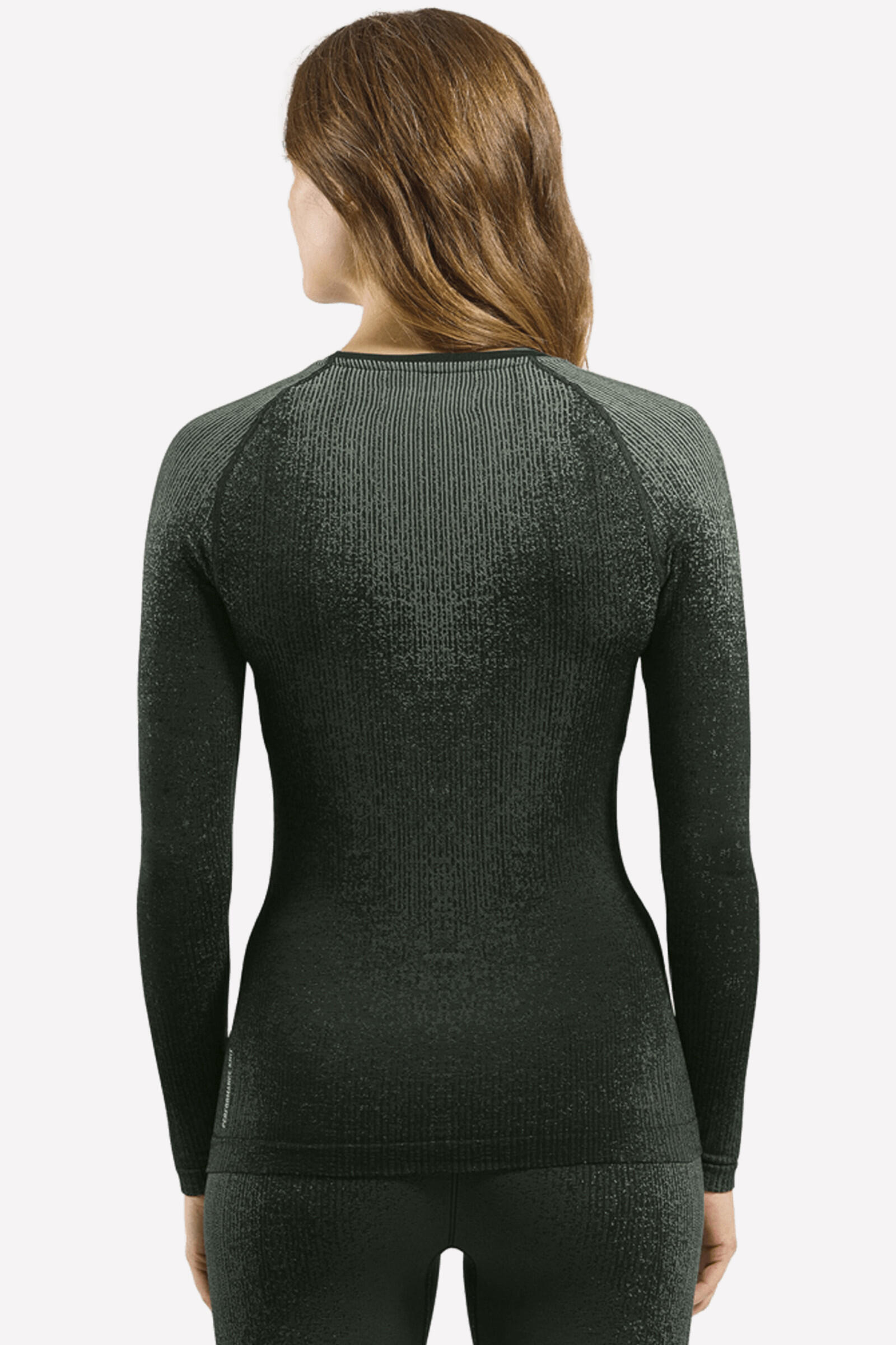 Odlo Camiseta Performance Warm Blackcomb Verde 2/5