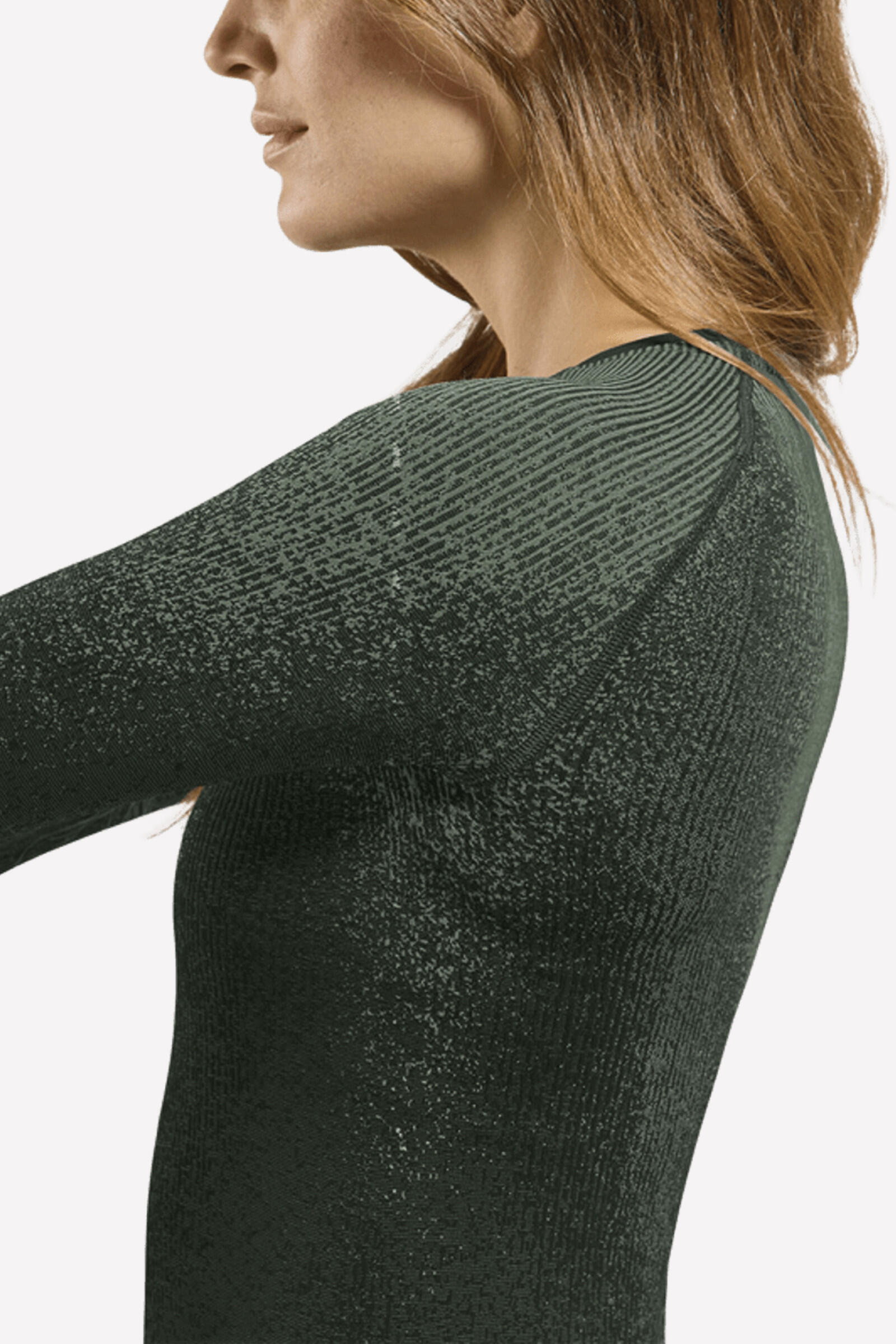 Odlo Camiseta Performance Warm Blackcomb Verde 4/5