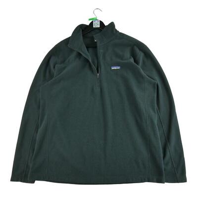 Tweedehands - heren zwarte fleece trui - zeer goede staat