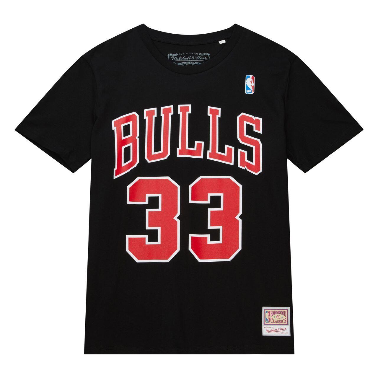 Mitchell & Ness - T-shirt Chicago Bulls Nba N&n Scottie Pippen - T-shirt Manches Courtes - Noir - 40 M - Decathlon