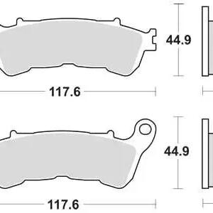 TRW MCB 776 Standard Bicycle Brake Pads