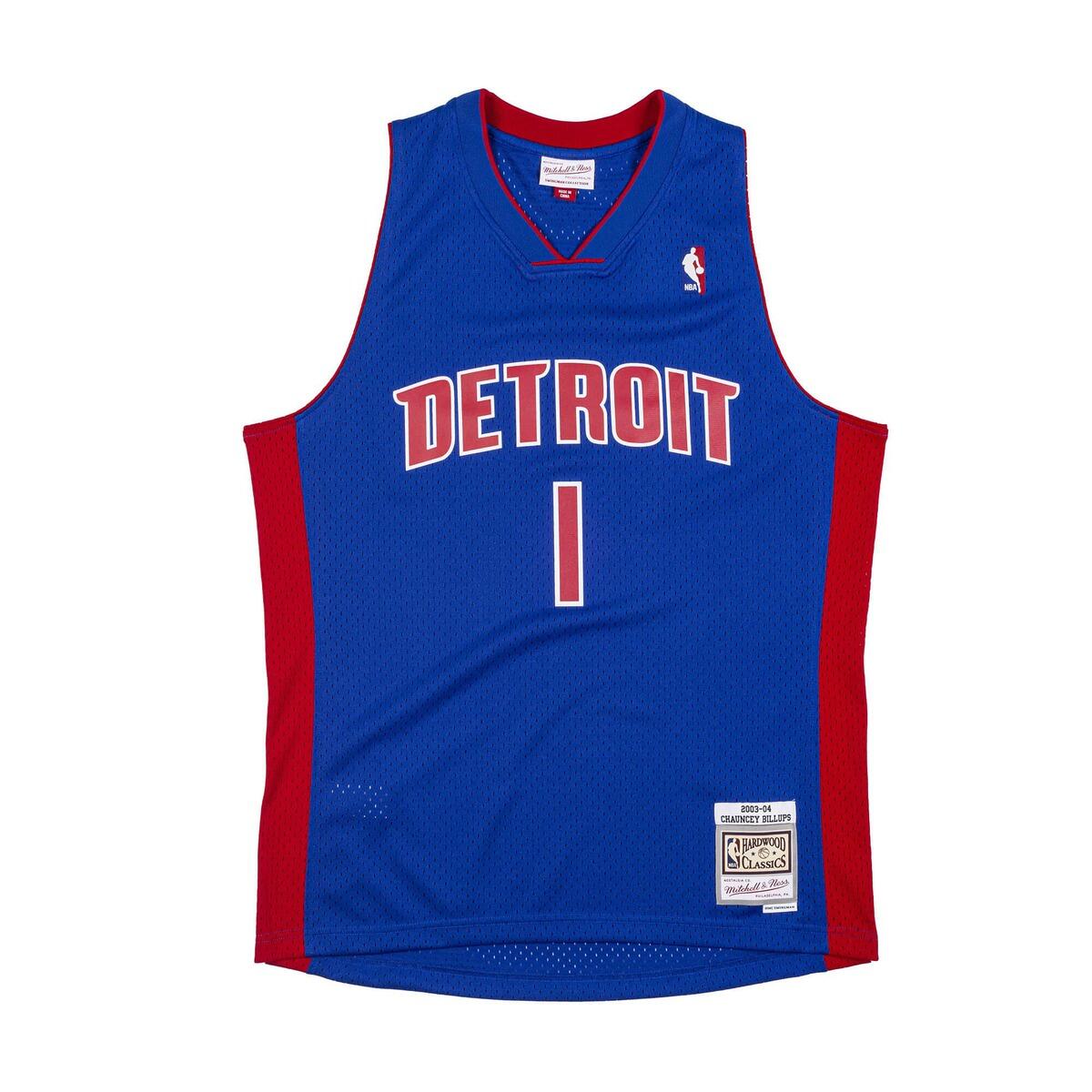 Mitchell & Ness - Maillot Nba Detroit Pistons Chauncy Billups - Maillot Sans Manche - Bleu - Decathlon