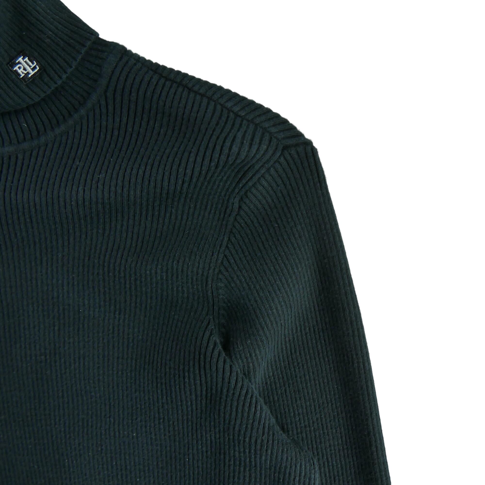 Reconditionné - Pull Femme col roulé Noir - Très Bon État 4/6