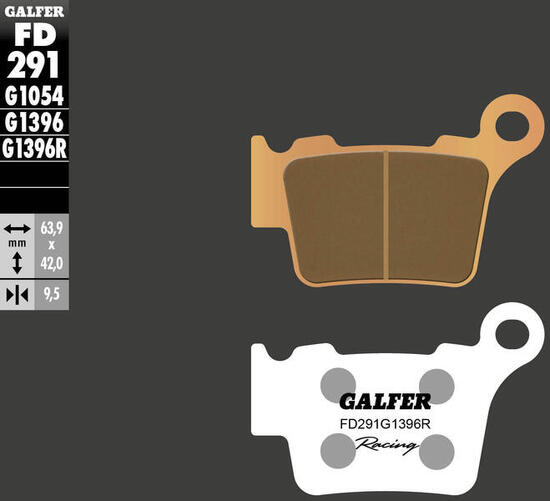 GALFER remblokken FD291 (G1396R).