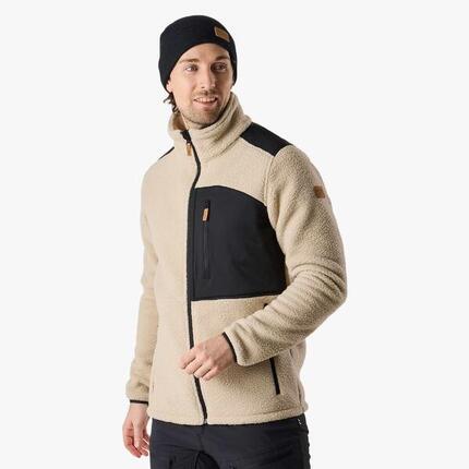 Polaire randonnée homme manches longues zippée intégralement Nordkap pile