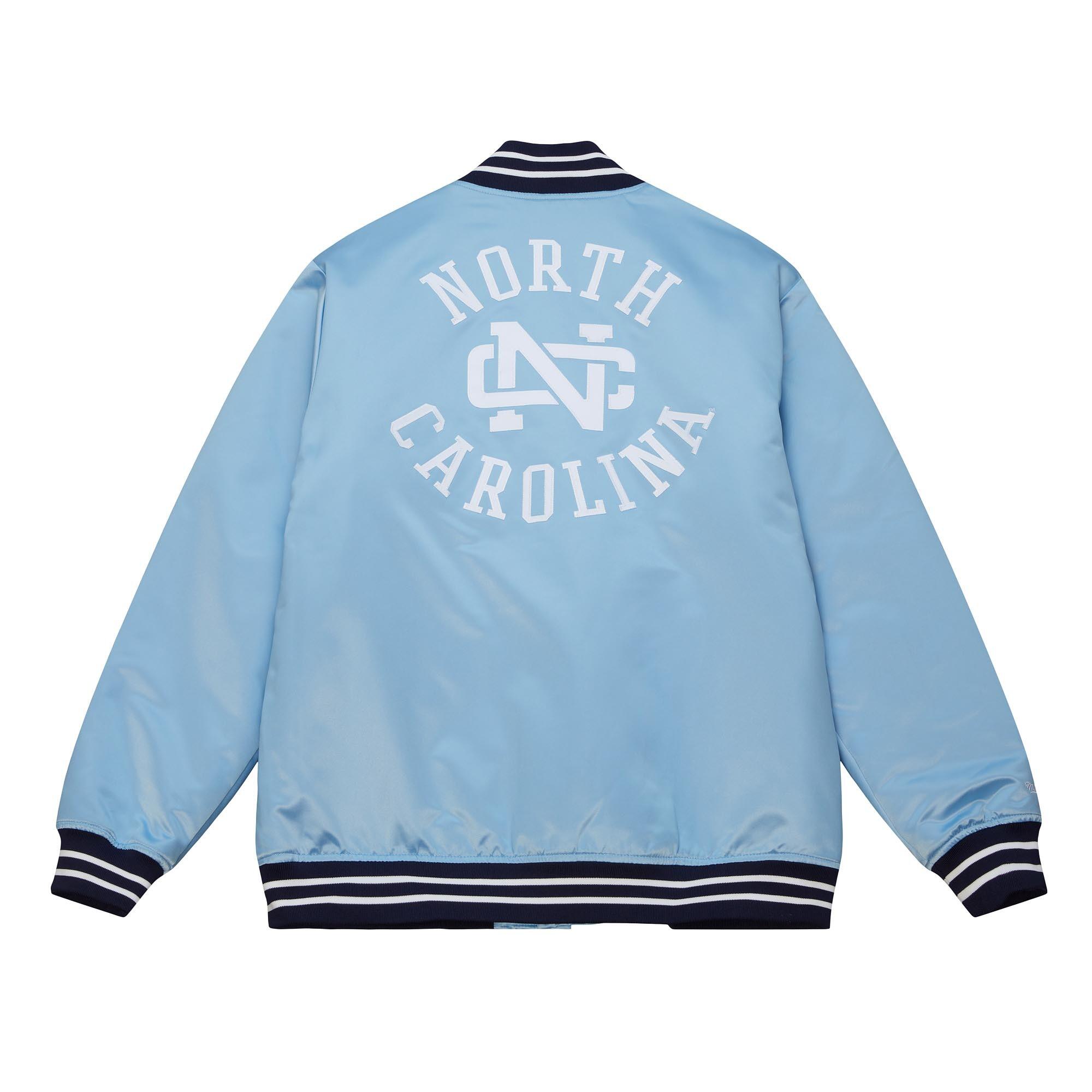 Chaqueta de satén grueso Mitchell & Ness Université de la Caroline du nord 2/4
