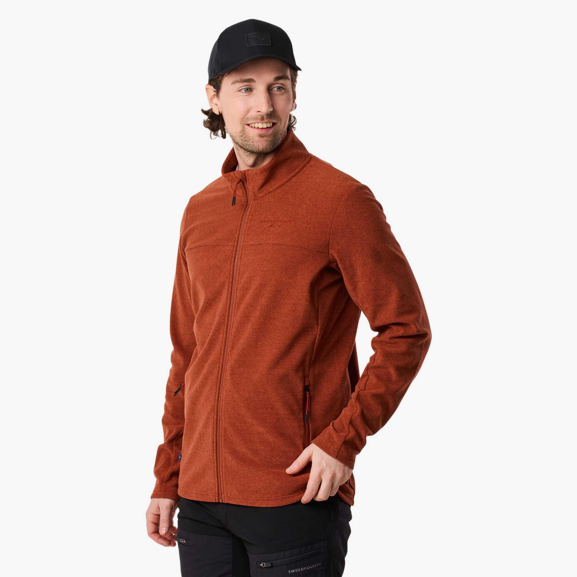 Heren hiking fleece lange mouw met rits Lofoten Fleece 4/7