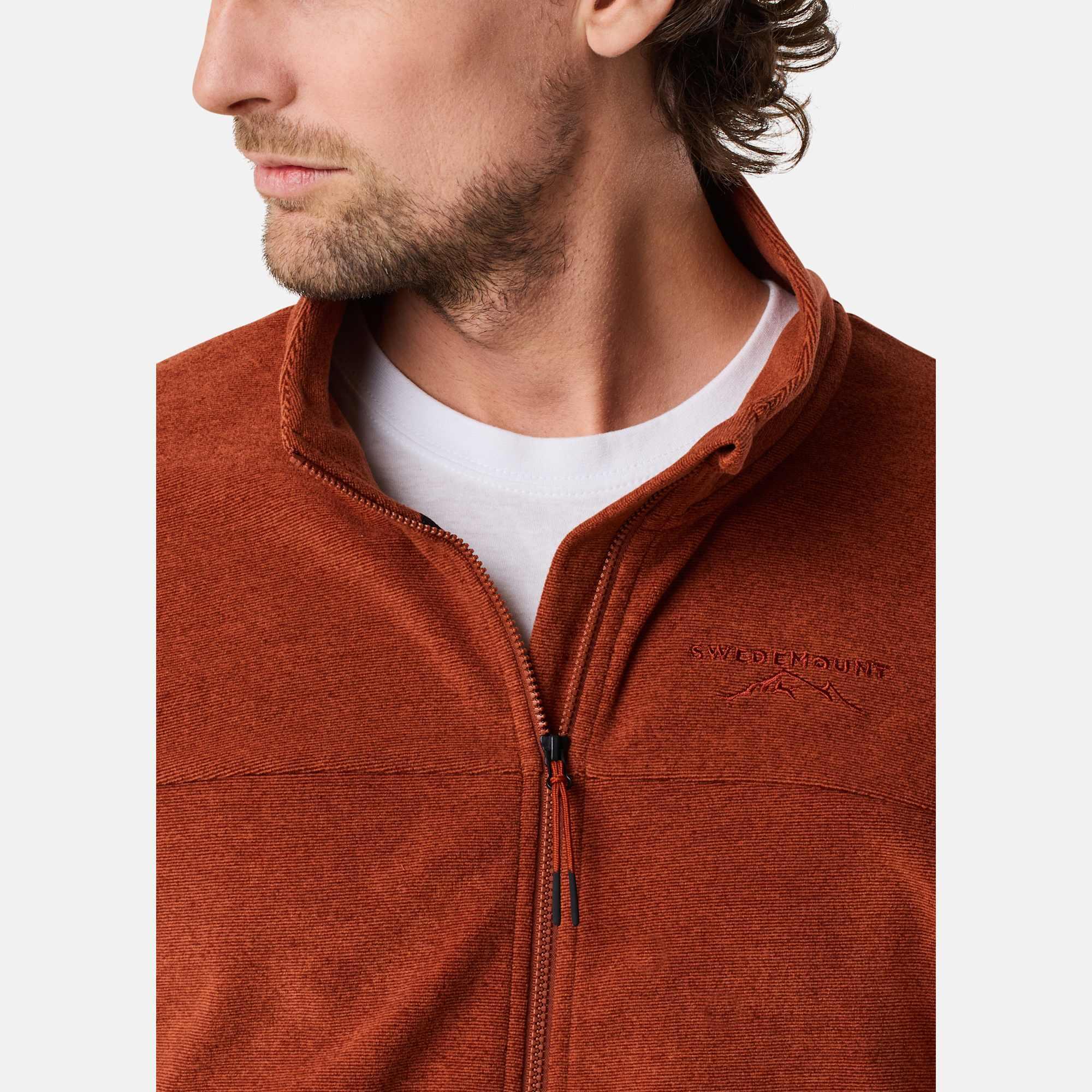 Heren hiking fleece lange mouw met rits Lofoten Fleece 6/7