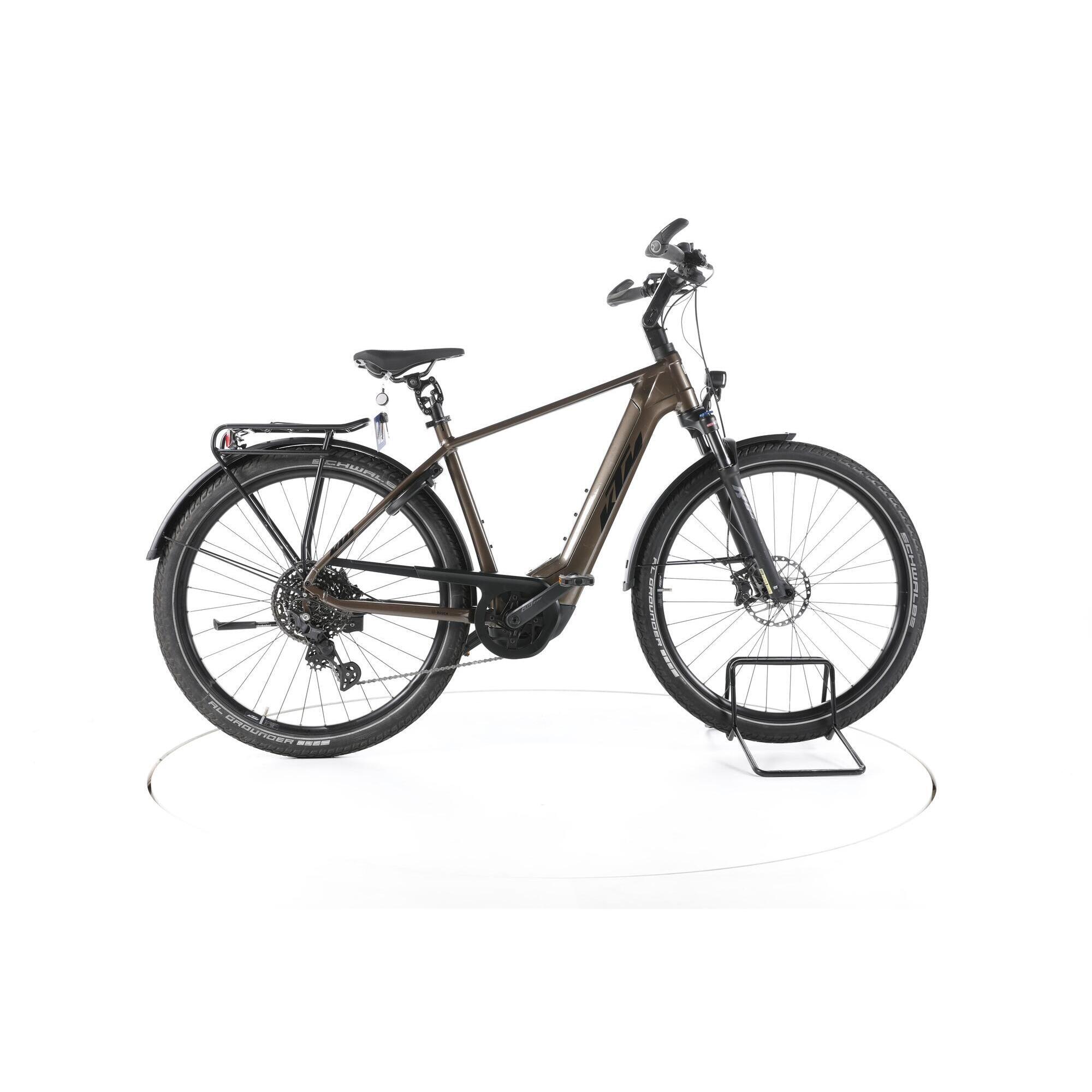 Ktm - Reconditionné - Ktm Macina Gran 710 H Trekking Vélo Électrique - Très Bon - Vélo Tout Chemin - Marron - 51 - Decathlon
