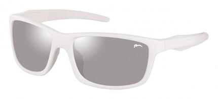 Lunettes soleil sport Relax Gaga R5394N blanc mat, verres polarisés gris UV400