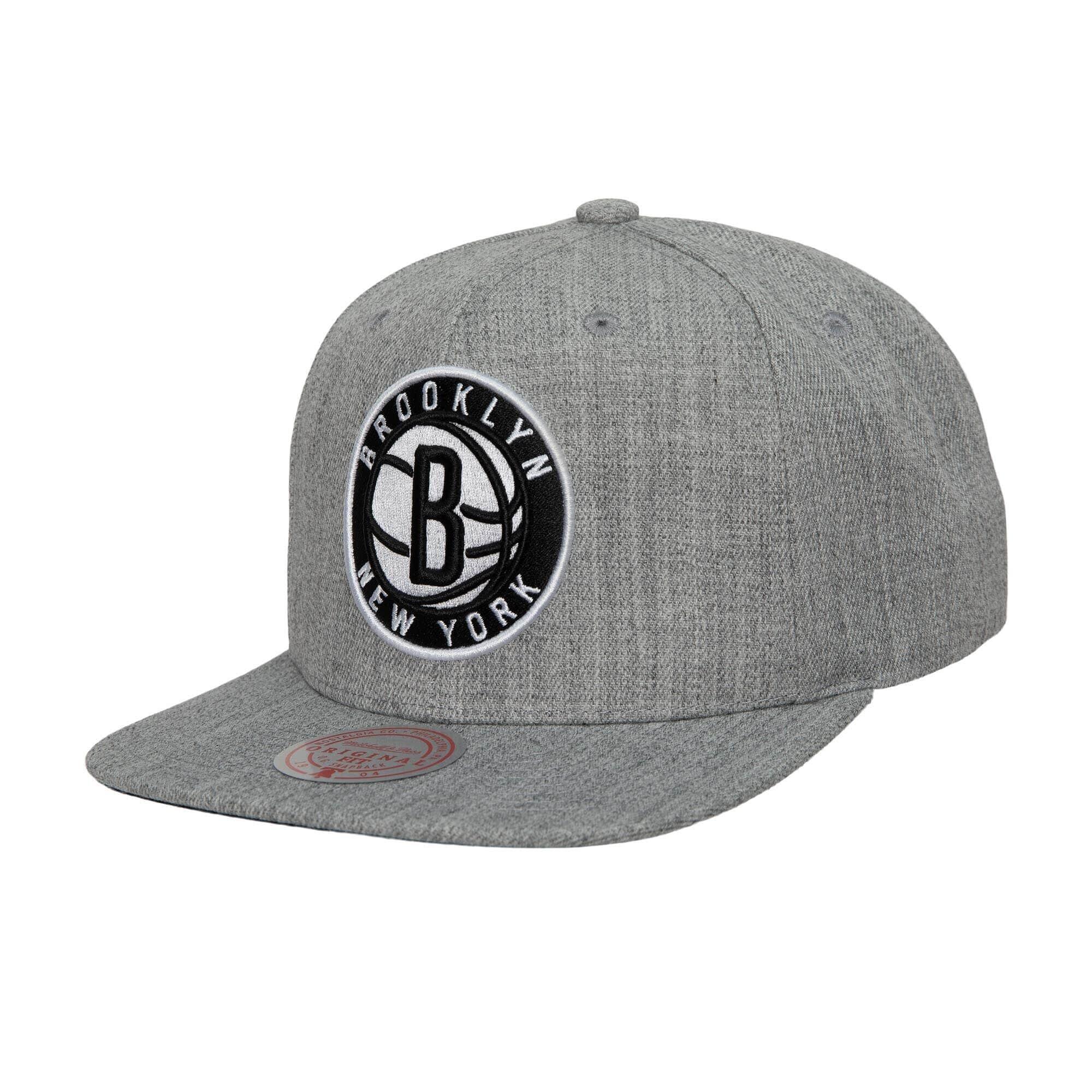 MITCHELL & NESS Cap Brooklyn Nets Team Heather 2.0